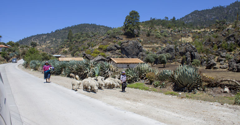 La sierra de los Cuchumatanes